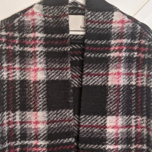 Wilfred Aritzia Wilfred Free Off-Duty Neelam Jacket Plaid cocoon jacket Sz/ S - Picture 5 of 12